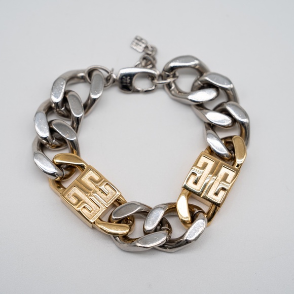 Givenchy 4G Chain Large Bracelet Golden Silvery - Picture 3 of 7